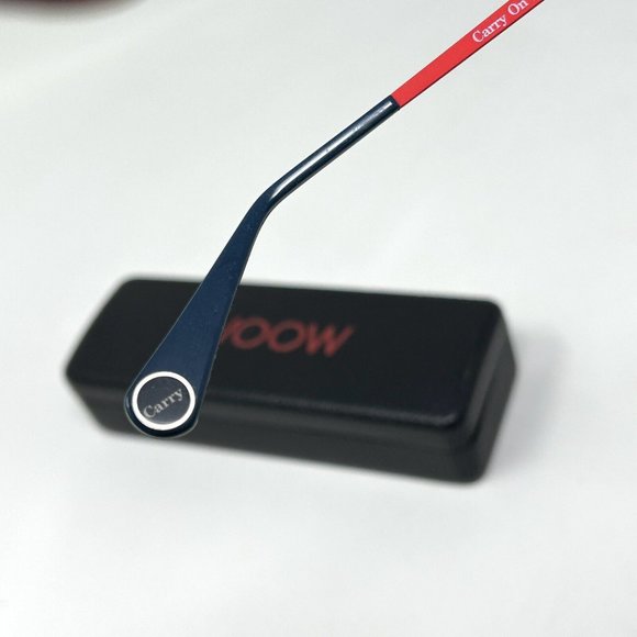 Woow Carry On 1 Eyeglasses Frame Col. 9528 AO Fluo Red Cherry 49 [] 22 140 - Picture 8 of 14